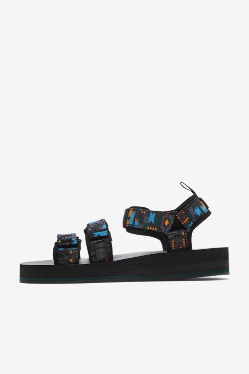 Black Men's Fila Drifter Dns Slides | Fila193AR