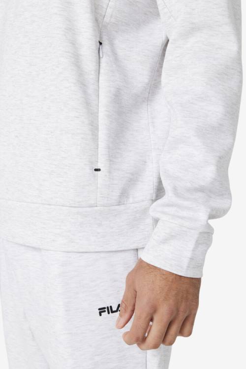 Black Men's Fila Emry Crew Sweatshirts | Fila239XC