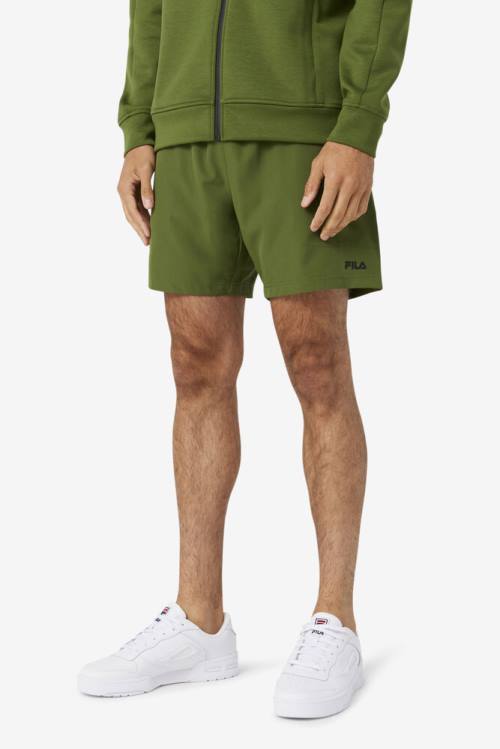 Black Men's Fila Finula Shorts | Fila054ZT