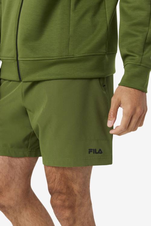 Black Men's Fila Finula Shorts | Fila054ZT