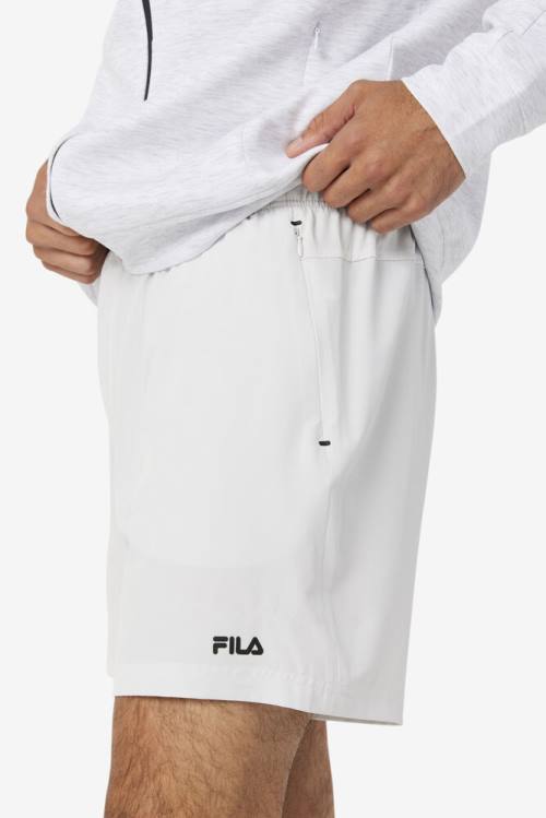 Black Men's Fila Finula Shorts | Fila194FT