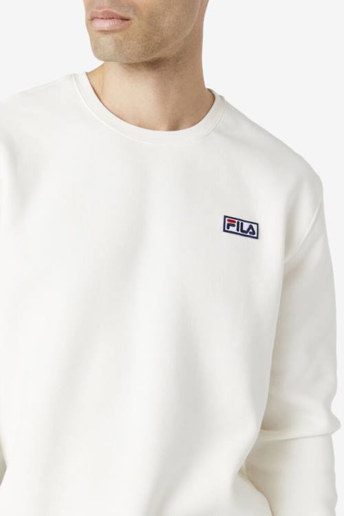 Black Men's Fila Garran Crew Sweatshirts | Fila380XP