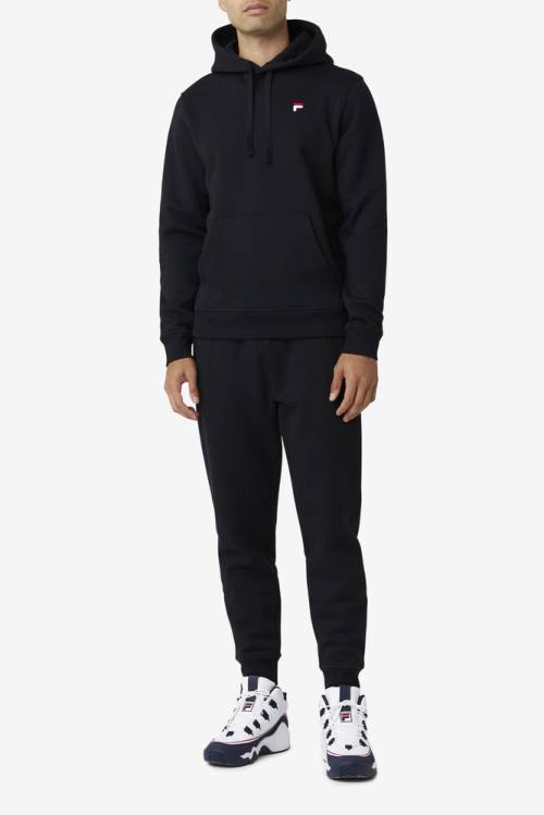 Black Men's Fila Godfrey Hoodie | Fila421CR