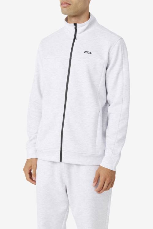 Black Men's Fila Gonal Zip Jackets | Fila047AJ