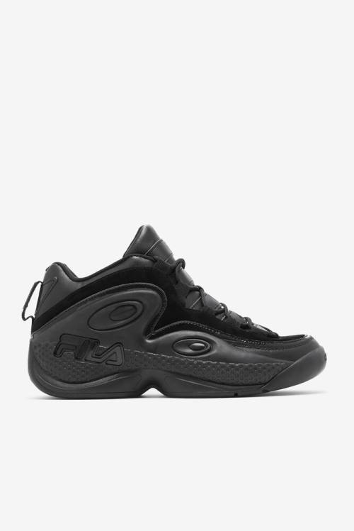 Black Men\'s Fila Grant Hill 3 Sneakers | Fila085VN