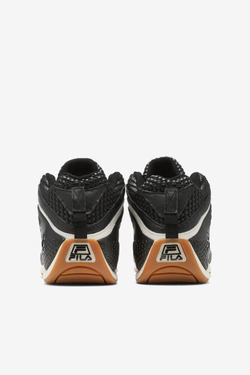 Black Men's Fila Grant Hill 3 Woven Sneakers | Fila239DN