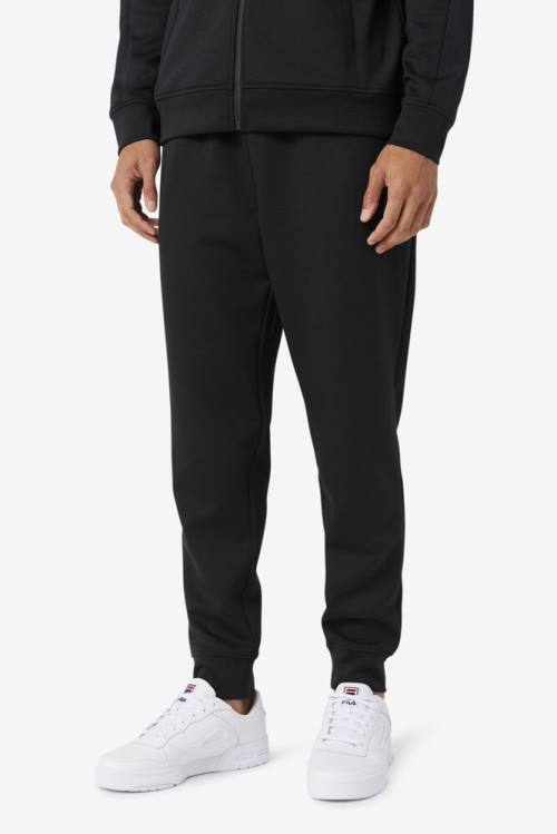 Black Men's Fila Himmat Jogger Pants | Fila531MQ