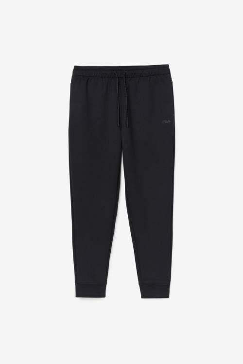 Black Men\'s Fila Himmat Jogger Pants | Fila531MQ