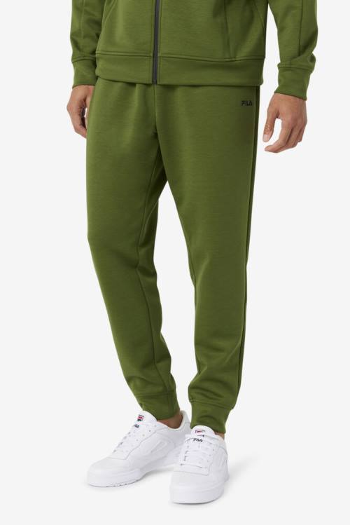 Black Men's Fila Himmat Jogger Pants | Fila830EP