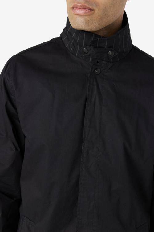 Black Men's Fila Holmes Jackets | Fila318SU