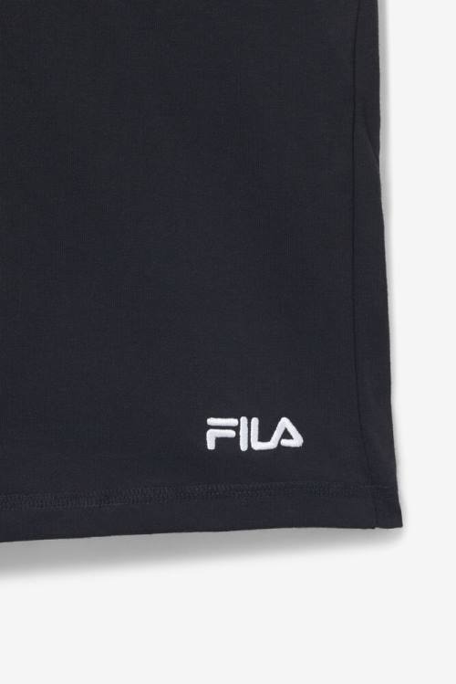 Black Men's Fila Jonco Shorts | Fila642XZ