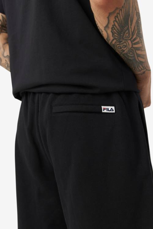 Black Men's Fila Kasta Shorts | Fila128JG