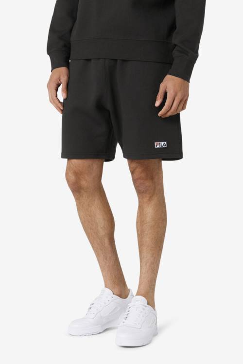 Black Men's Fila Kylan Shorts | Fila261TM