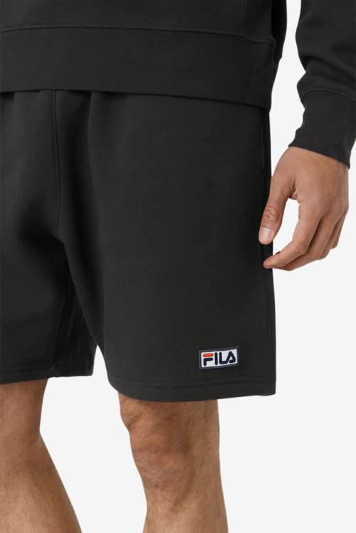 Black Men's Fila Kylan Shorts | Fila261TM