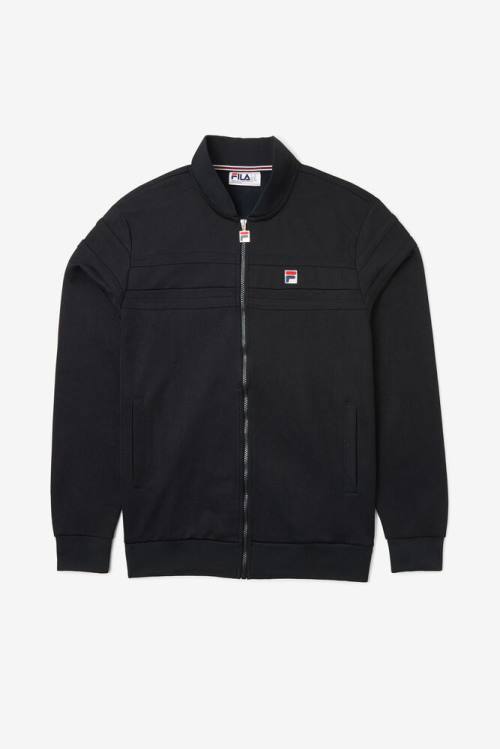 Black Men\'s Fila Naso Jackets | Fila103JK