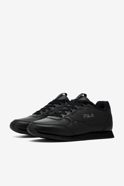 Black Men's Fila Panzia Sneakers | Fila645KW