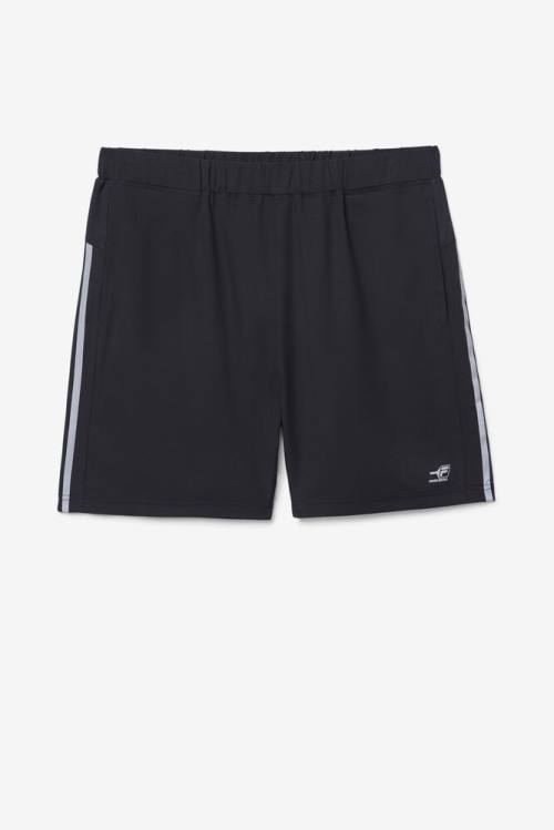 Black Men\'s Fila Pickleball Shorts | Fila093AZ