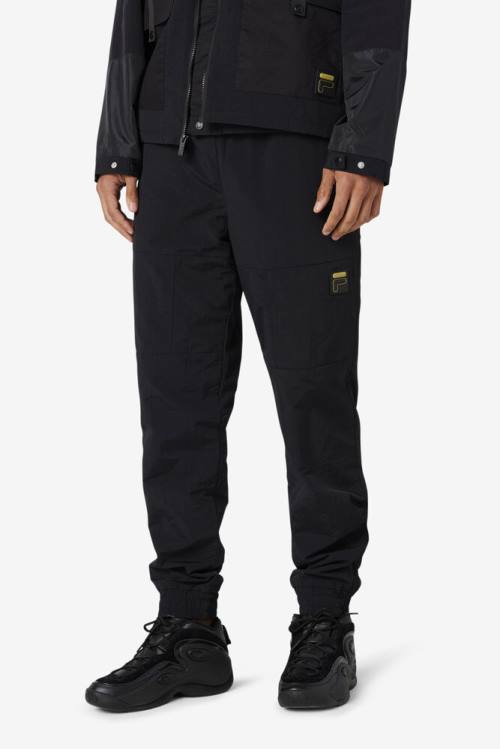 Black Men's Fila Sven Jogger Pants | Fila836GA