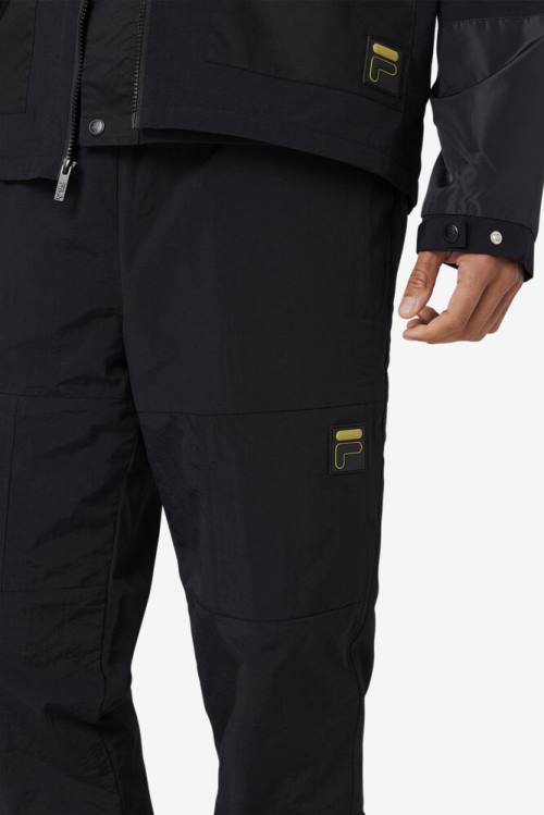 Black Men's Fila Sven Jogger Pants | Fila836GA