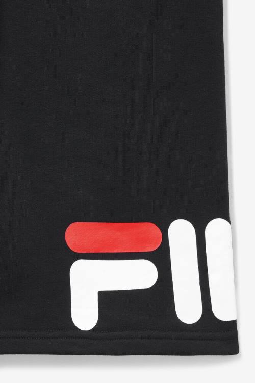 Black Men's Fila Zeshawn Shorts | Fila408QP