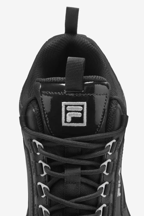 Black / Metal Silver Men's Fila Oakmont TR Sneakers | Fila647IJ