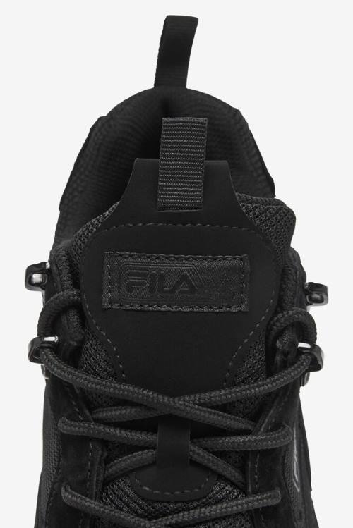 Black / Metal Silver Men's Fila Ray Tracer Tr 2 Sneakers | Fila061VY