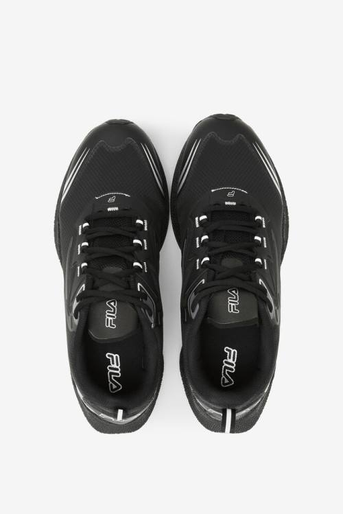 Black / Metal Silver Men's Fila Tactik 3 Stimulus Sneakers | Fila836SW