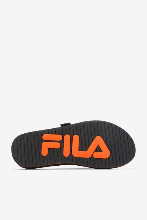 Black / Olive Men's Fila Sol-slide V2 Camo Slides | Fila093LV