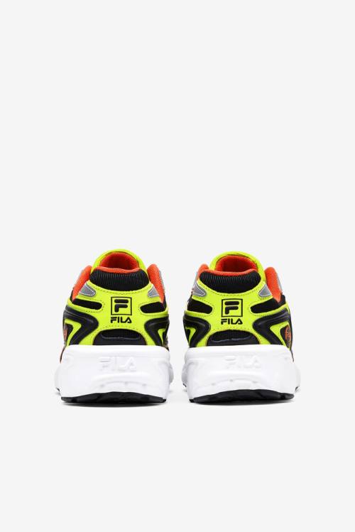 Black / Orange Men's Fila Creator Sneakers | Fila718LN