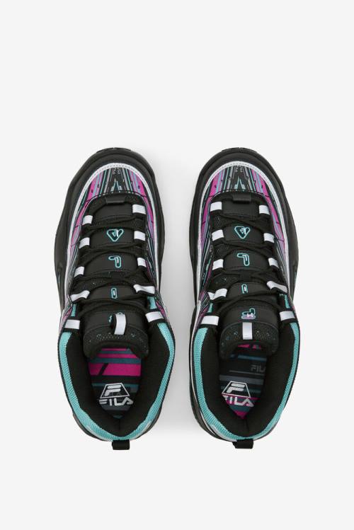 Black / Pink Men's Fila Grant Hill 3 Sneakers | Fila517WI