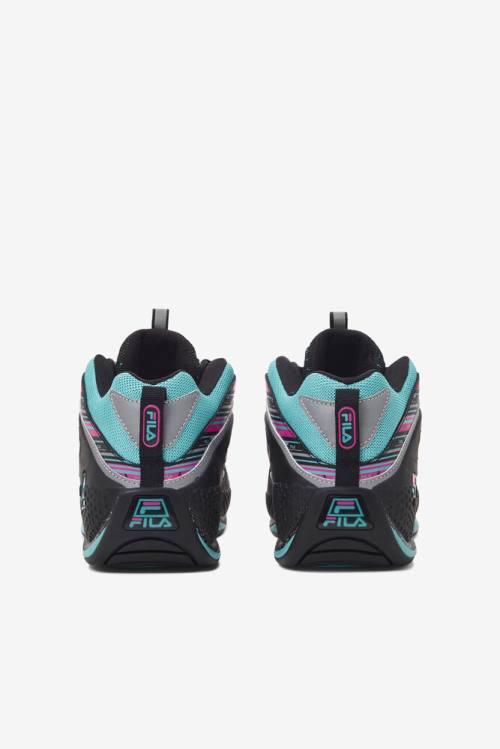 Black / Pink Men's Fila Grant Hill 3 Sneakers | Fila517WI