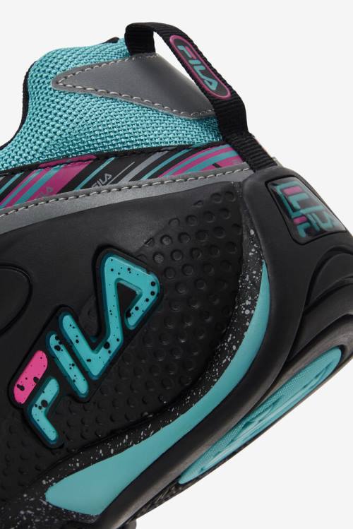 Black / Pink Men's Fila Grant Hill 3 Sneakers | Fila517WI