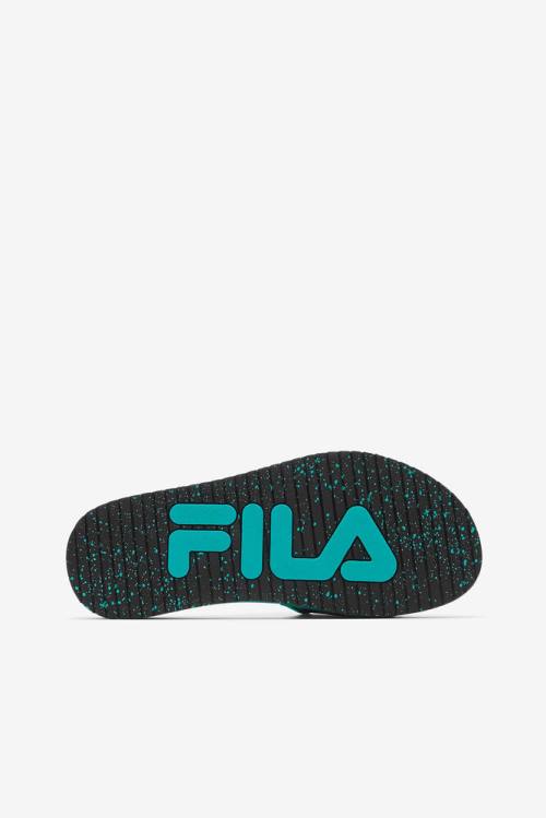 Black / Pink Men's Fila Lunar Slides | Fila862RY