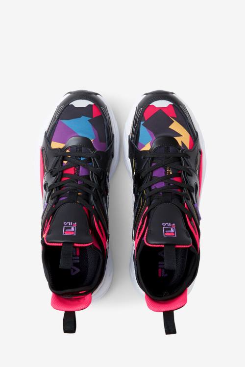 Black / Pink / White Women's Fila Hallasan '90s Sneakers | Fila051BH