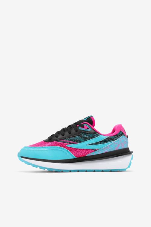 Black / Pink / White Women's Fila Renno Sneakers | Fila301ZA