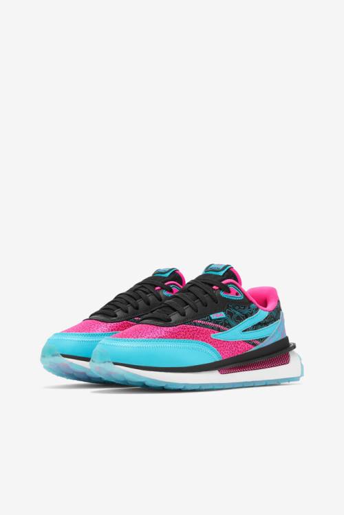 Black / Pink / White Women's Fila Renno Sneakers | Fila301ZA