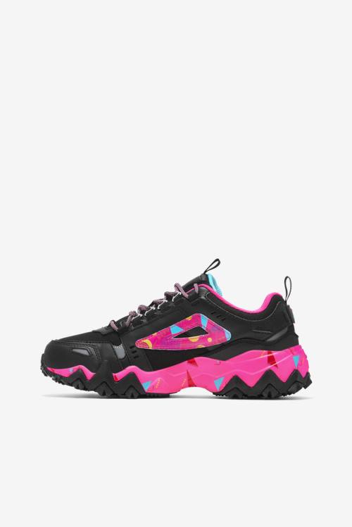 Black / Pink Women's Fila Oakmont TR Sneakers | Fila695HR