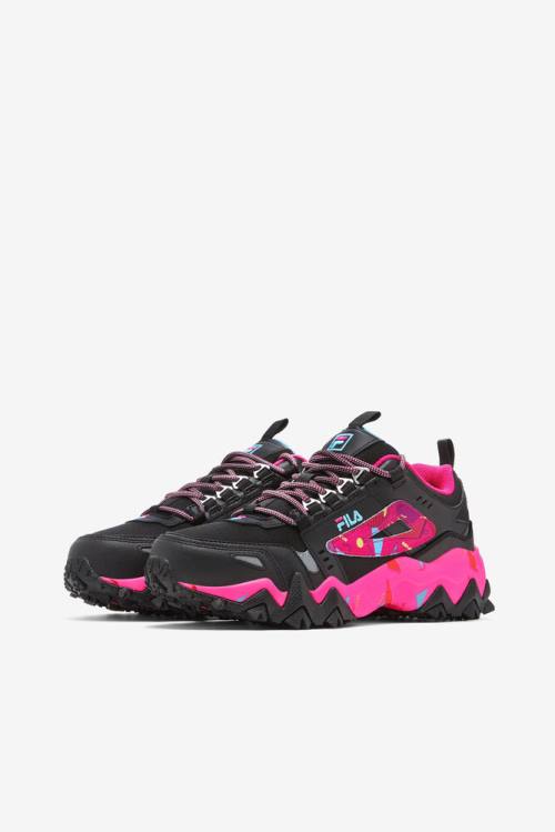 Black / Pink Women's Fila Oakmont TR Sneakers | Fila695HR