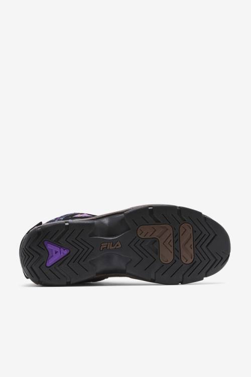 Black / Purple Men's Fila Grant Hill 2 Outdoor Boots | Fila324LO