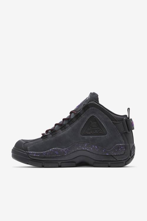 Black / Purple Men's Fila Grant Hill 2 Outdoor Boots | Fila381WG