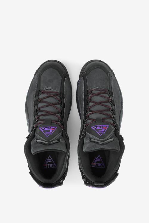 Black / Purple Men's Fila Grant Hill 2 Outdoor Boots | Fila381WG