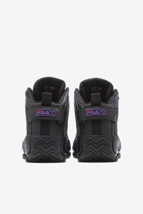 Black / Purple Men's Fila Grant Hill 2 Outdoor Boots | Fila381WG