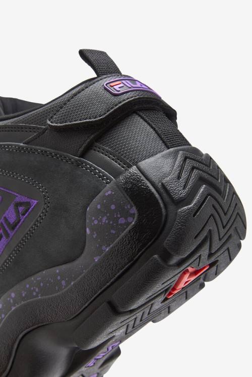 Black / Purple Men's Fila Grant Hill 2 Outdoor Boots | Fila381WG