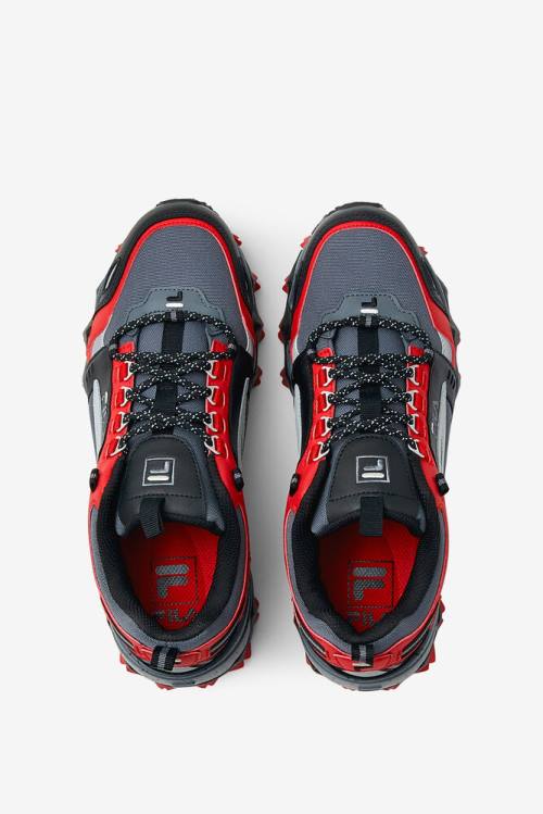 Black / Red Men's Fila Oakmont TR Sneakers | Fila192RI