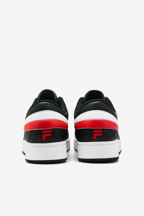 Black / Red / White Men's Fila A-low Sneakers | Fila769ZG