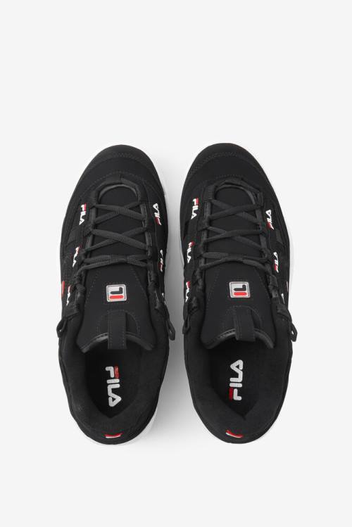 Black / Red / White Men's Fila D-formation Sneakers | Fila037VQ