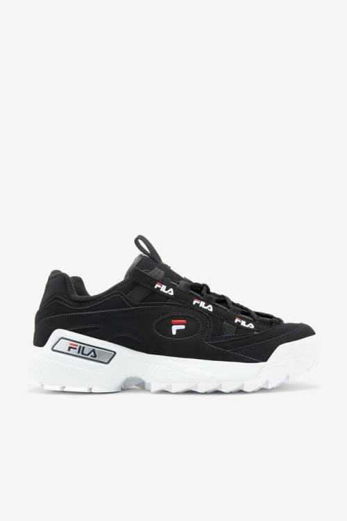 Black / Red / White Men\'s Fila D-formation Sneakers | Fila037VQ