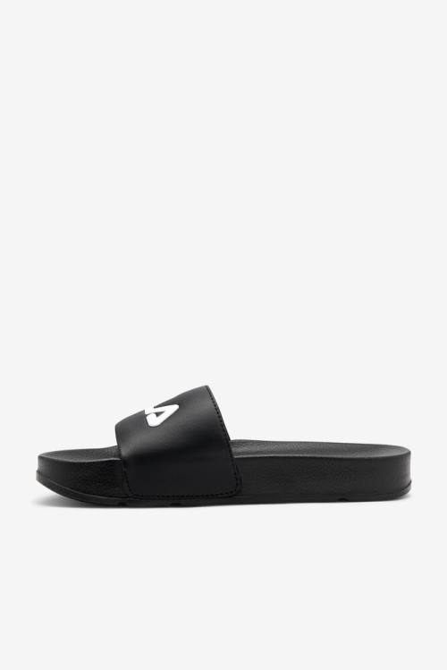 Black / Red / White Men's Fila Drifter Slides | Fila917KT