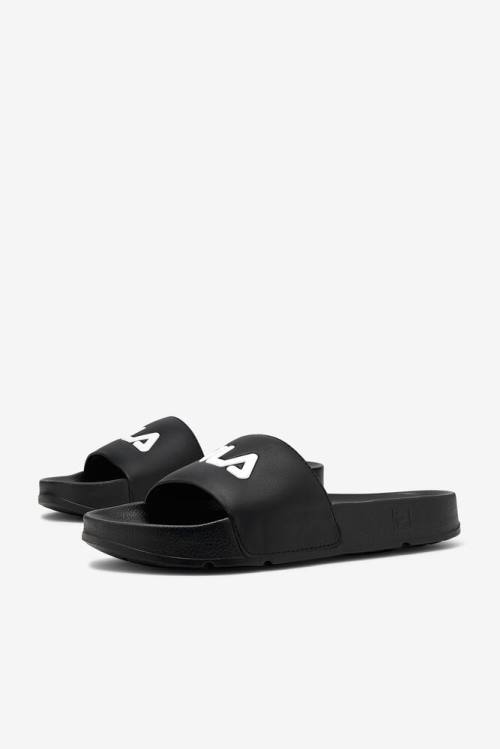 Black / Red / White Men's Fila Drifter Slides | Fila917KT