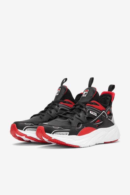 Black / Red / White Men's Fila Hallasan Sneakers | Fila658IR